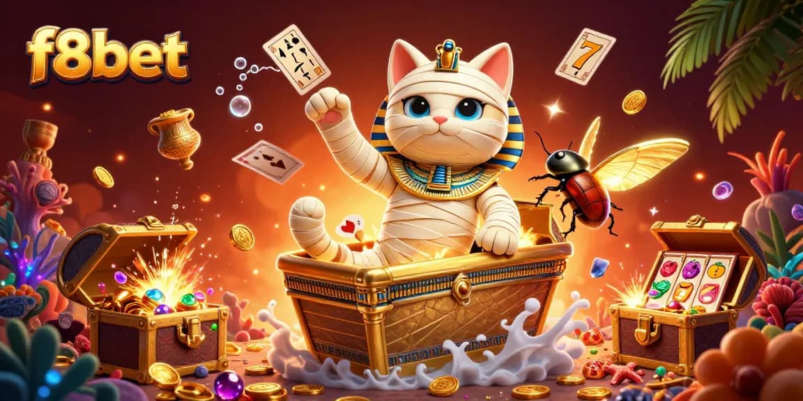 Experience thrilling slots and vibrant action at f8bet with lively characters in a sparkling casino.
