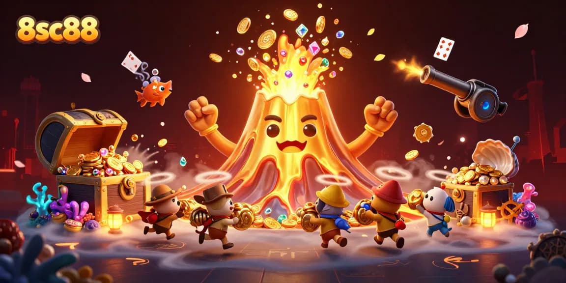 Experience the thrill of winning big at 8sc88 with dynamic treasure-filled adventures in a casino setting.