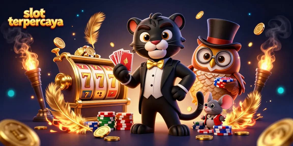 Experience thrilling gameplay with slot terpercaya, featuring stylish characters and immersive casino elements.