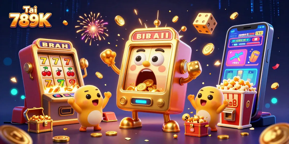 Experience the thrill of winning at Tại 789K with exciting jackpot scenes and vibrant casino elements.