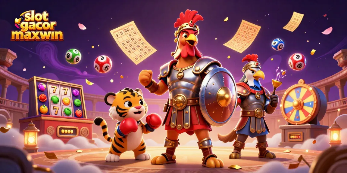 Menangkan slot gacor maxwin dengan ilustrasi 3D penuh warna yang menarik dan dinamis.