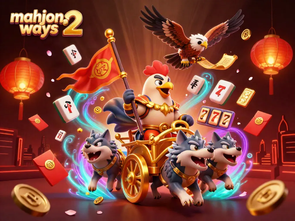 Experience excitement with mahjong ways 2 in this vibrant 3D casino scene featuring exciting game elements.