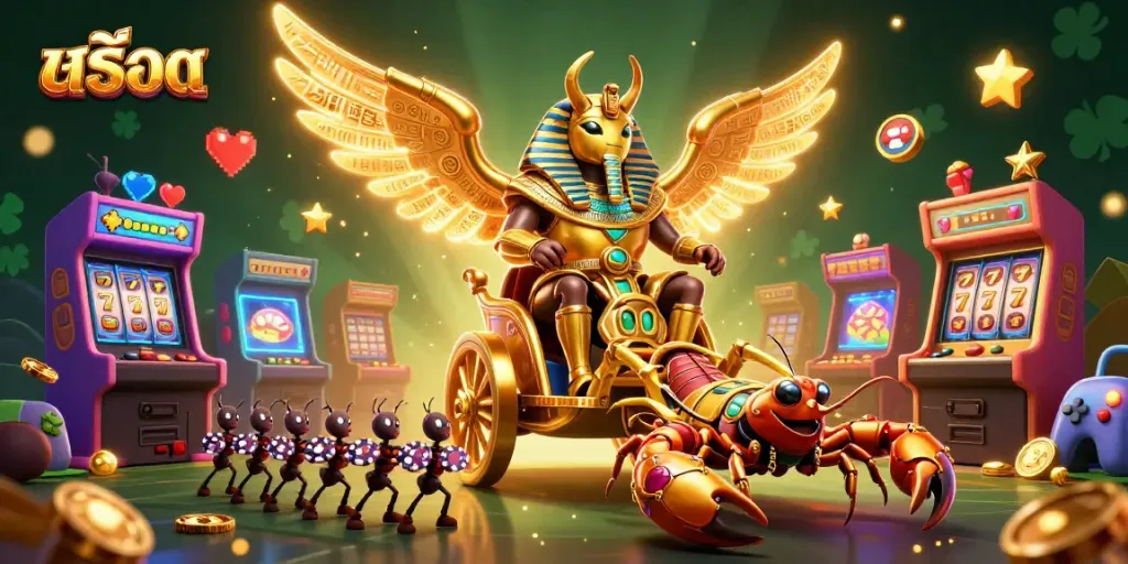 เกมสล็อตออนไลน์สล็อตในท่าที่น่าตื่นเต้นและแพรวพราว