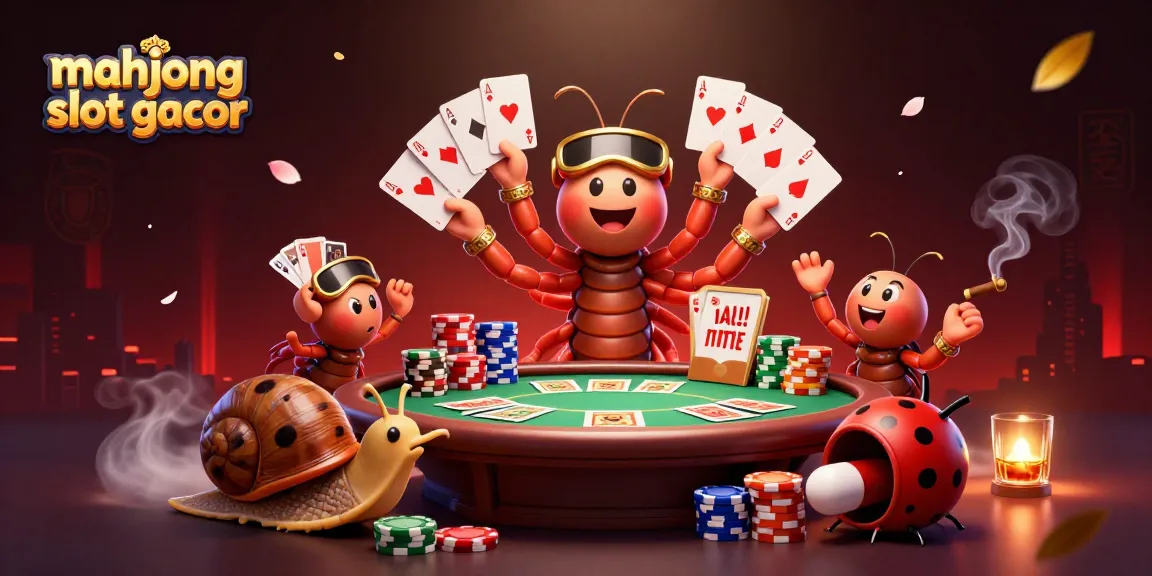 Engage in mahjong slot gacor action with animated characters and vibrant casino elements.
