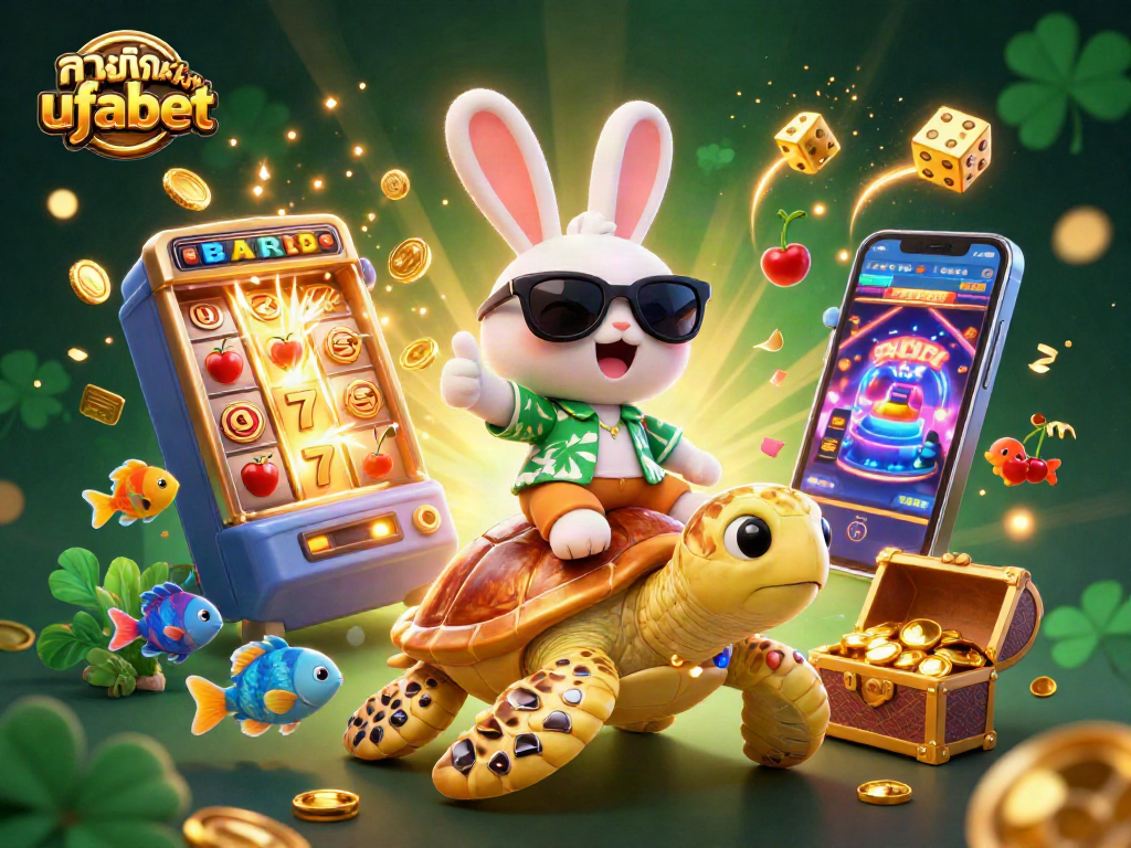 Experience the excitement of ทางเข้าสำรอง ufabet with vibrant casino elements and characters in action.