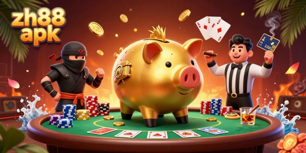 Experience thrilling gameplay with zh88 apk featuring vibrant casino elements and dynamic characters.