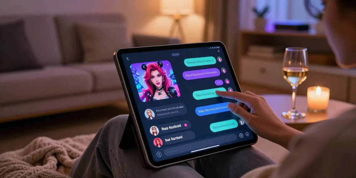 Engaging in interactive ai chat nsfw with plush ambiance and vibrant character designs.