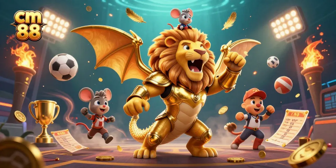Experience gaming excitement with cm 88's vibrant casino tournament featuring dynamic 3D characters.