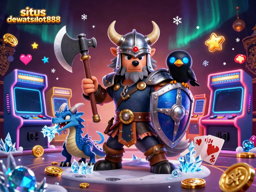 Permainan kasino online interaktif di situs dewataslot888 dengan karakter dan elemen 3D yang menakjubkan.