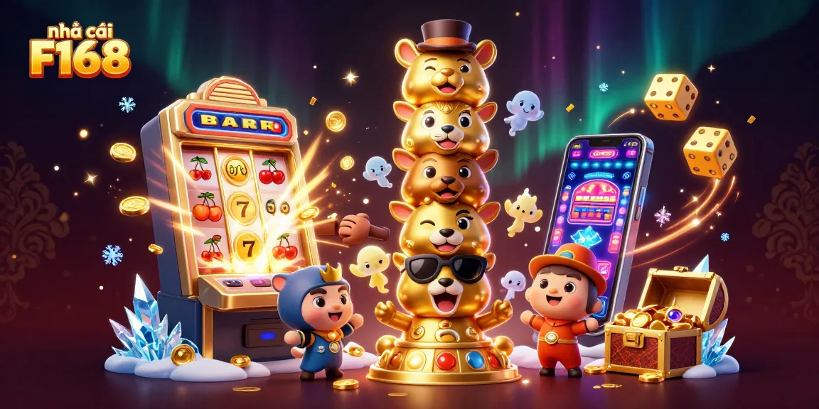 Play exciting games at nhà cái F168 with dynamic casino elements and vibrant graphics.