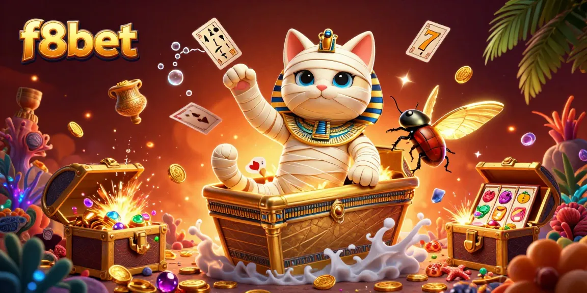 Experience thrilling slots and vibrant action at f8bet with lively characters in a sparkling casino.