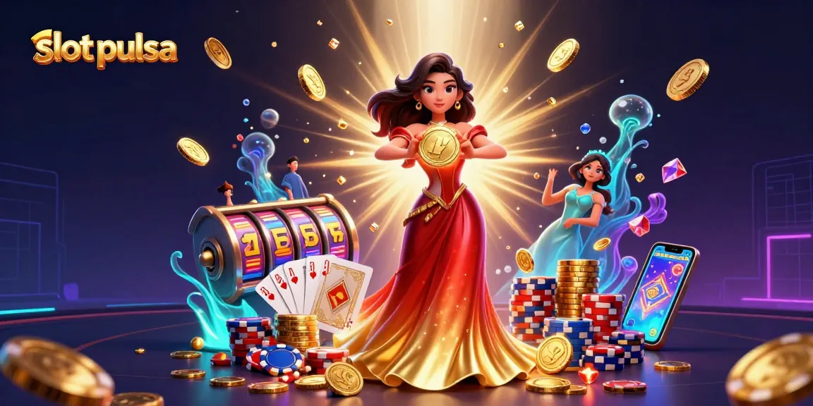 Engage with slot pulsa games and win big while immersed in a vibrant casino scene.