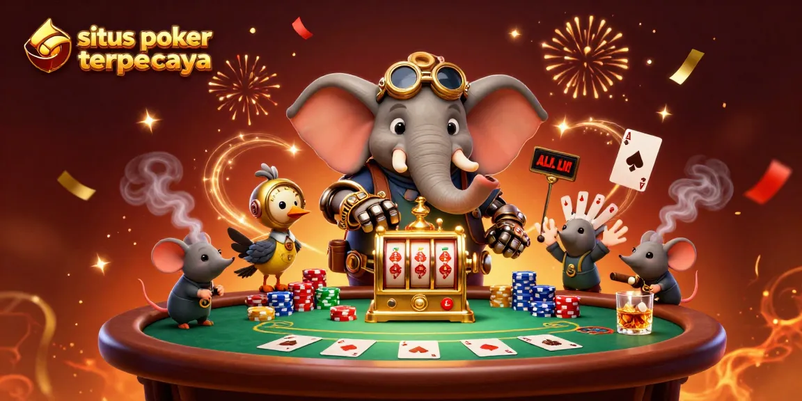 Experience the excitement at situs poker terpercaya with vibrant poker scenes and steampunk charm.