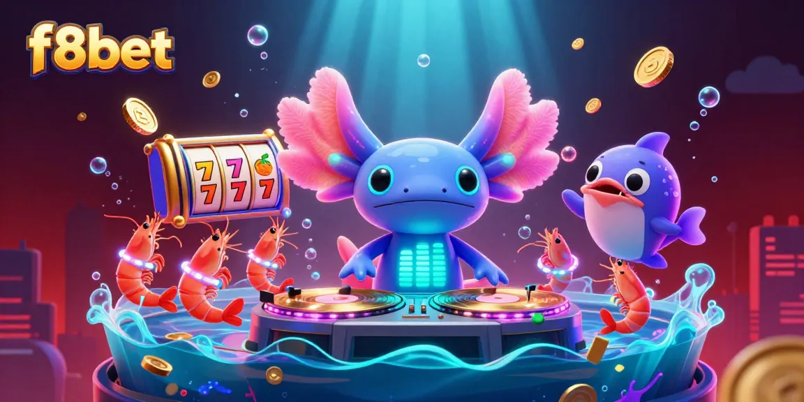 Win big at f8bet with dynamic casino scenes featuring vibrant slot games and engaging characters.
