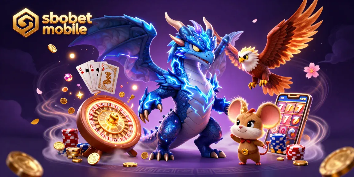 Bet on sbobet mobile with dynamic winning illustrations featuring thrilling casino action.