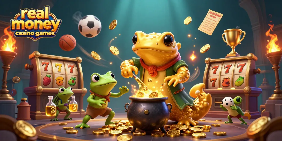 Experience the thrill of real money casino games with a dynamic scene of a golden salamander alchemist.