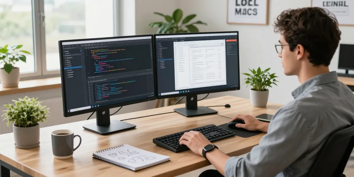 Ruang kerja pengembangan perangkat lunak di https://miami4d.com/ dengan pengembang di meja modern dan alat kolaborasi digital.