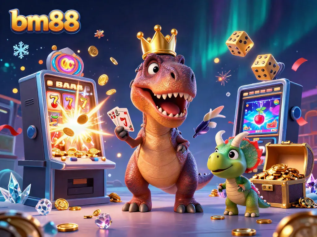 Experience exciting gameplay at bm88 with animated characters, jackpots, and casino elements.