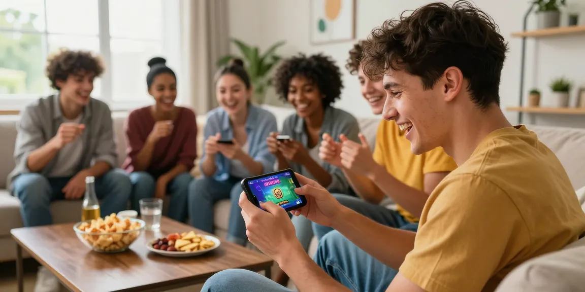 Click to get started with friends enjoying Teen Patti Gold in a lively living room setting.