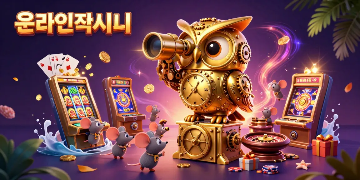 온라인사이트에서 슬롯머신을 회전시키는 재미있는 캐릭터들