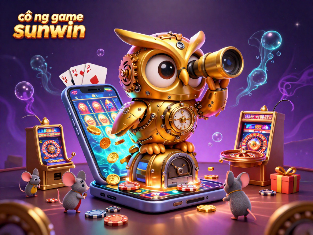 Experience thrilling action at cổng game sunwin with colorful slots and lively casino elements.