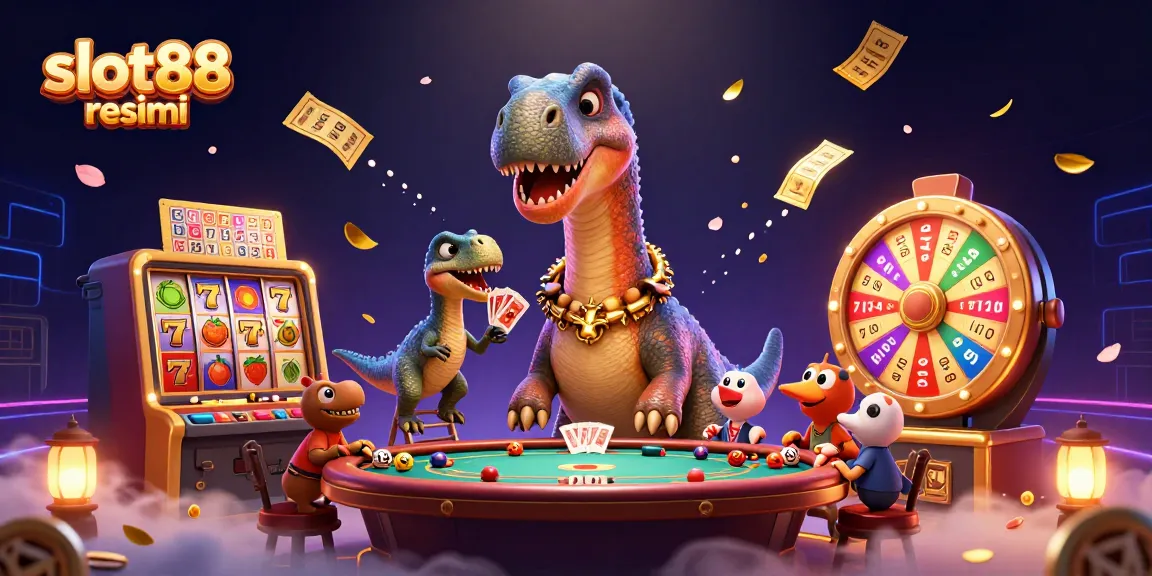 Slot88 resmi menawarkan pengalaman bermain luar biasa dengan brontosaurus dan raptor di kasino.