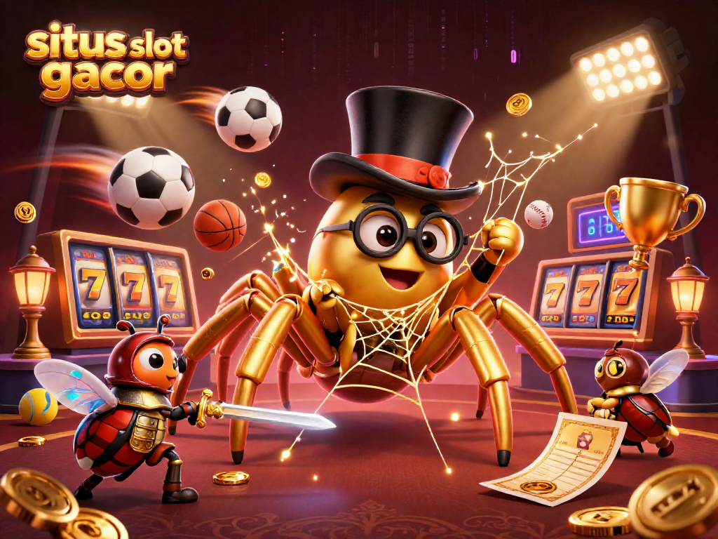 Engage in exhilarating gameplay at situs slot gacor featuring colorful slot reels and spirited characters.